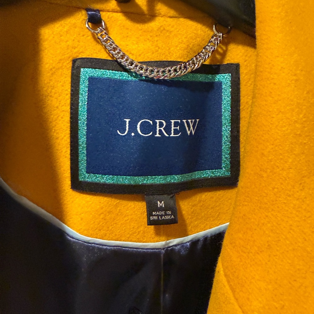 Mustard J.Crew Coat - Picture 3 of 9